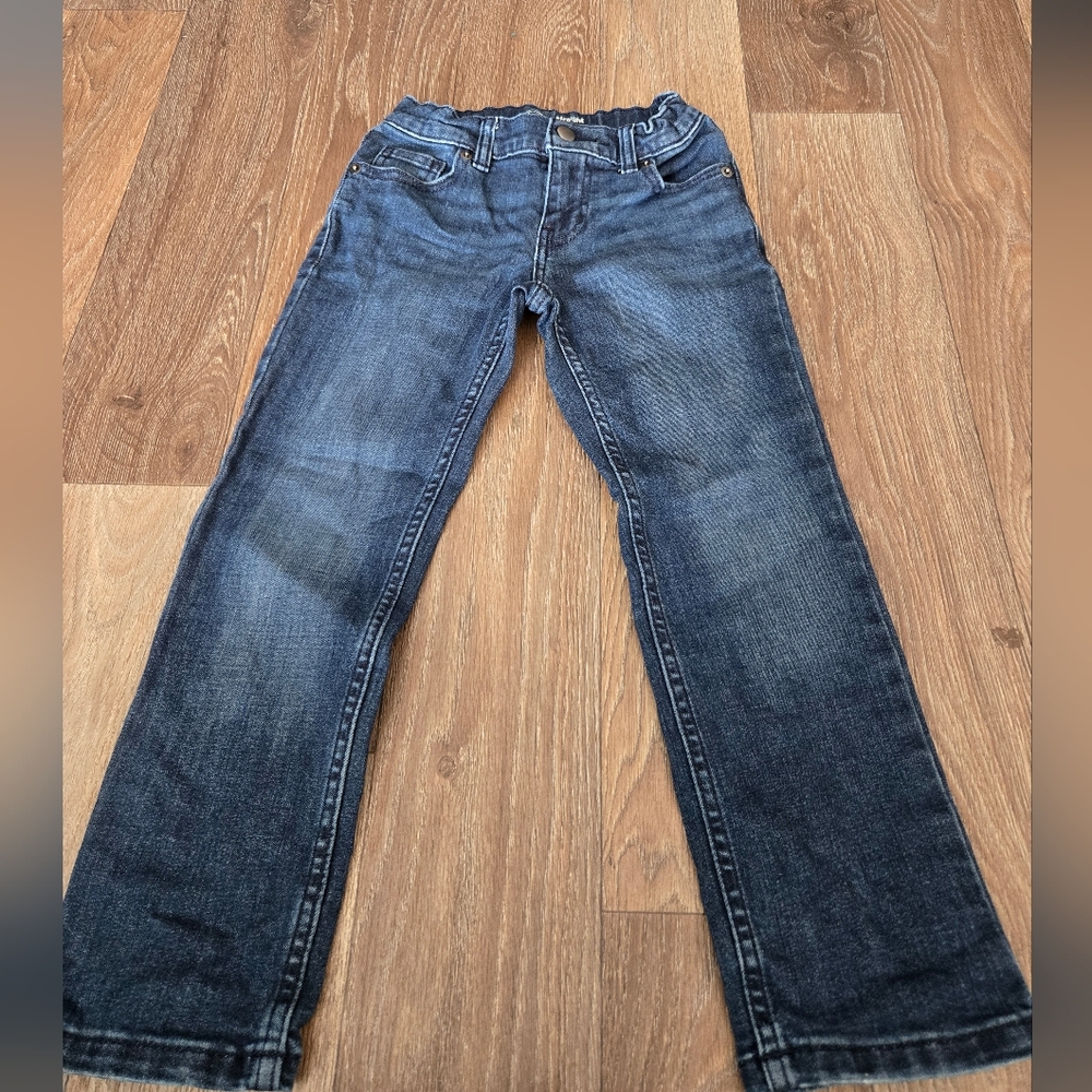 Boys size 6 straight leg wonder nation jeans